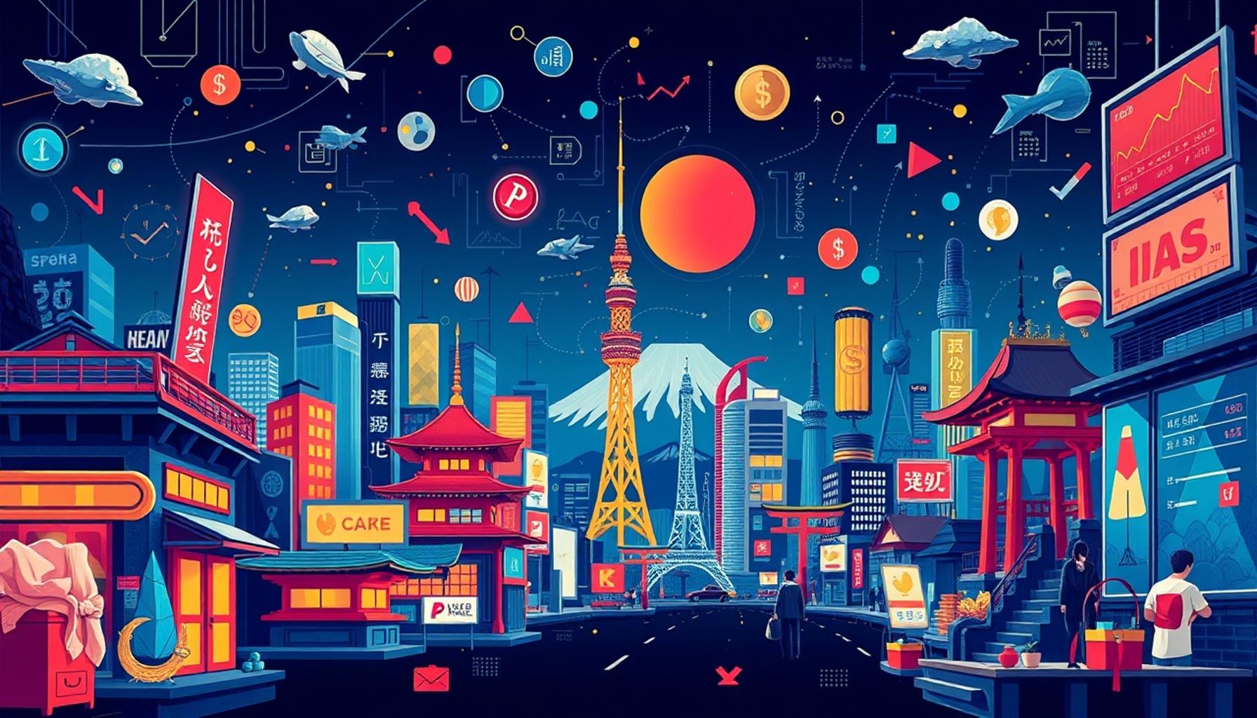 日本における市場予測における技術の影響